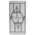 thumbnail image 7 of Flash Furniture 5-Foot Granite White Plastic Folding Table, 7 of 7