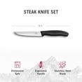 thumbnail image 4 of Juego de cuchillos para carne Victorinox Swiss Classic de 6 piezas de acero inoxidable, 4 of 7
