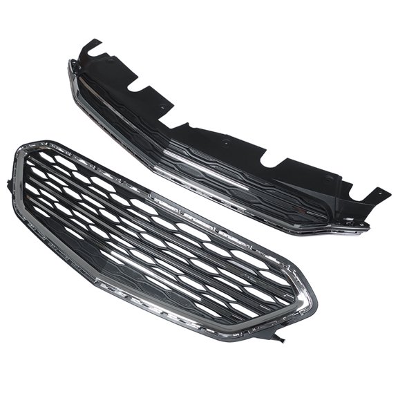 For Chevrolet Equinox 2016-2017 Lower Grill Chrome Grille and Front Bumper Upper