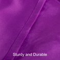 thumbnail image 2 of Silky Satin Fitted Crib Sheet with Deep Pocket, Easy Care and Ultra Soft Fitted Sheet for Toddler Bed, Boys, Girls, Purple, 28" x 52", 2 of 5