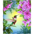 thumbnail image 2 of Hummingbird Flower Blanket Gifts for Girls Women Mom, Bird Floral Decor for Home Bedroom Living Room Lounge Car, Soft Comfortable Lightweight Throw Blankets Purple 50"x60", 2 of 5