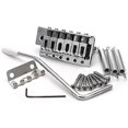 thumbnail image 1 of 52.5mm Guitar Stratocaster Tremolo Bridge Set for Fender Strat Squier Electric Guitar Replacement,silver, 1 of 5