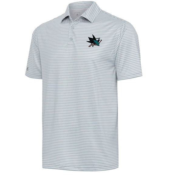 Men's Antigua  Gray San Jose Sharks Skills Polo