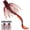 Red, variant on QualyQualy Grub Fishing Lures 10pcs Realistic Swimbait Kit with Skirt Grub Tail Worms for Bass Fishing, Saltwater & Freshwater Lures 2.95"