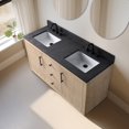 thumbnail image 5 of Vanity Art 60" Double Bathroom Vanity with Sink, Freestanding Bath Storage Cabinet with Black Limestone Top, 5 of 5