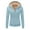 Blue, variant on Women's Sherpa Lined Hooded Sweatshirt Zip Up Winter Warm Hoodies Comfy Hooded Fleece Jacket