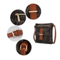 thumbnail image 5 of MKF Collection Jeni women’s Crossbody Bag, Signature Vegan Leather Shoulder bag Handbag Purse by Mia K. - Brown, 5 of 6