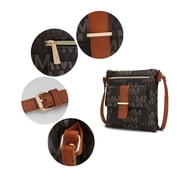 MKF Collection Jeni women’s Crossbody Bag, Signature Vegan Leather Shoulder bag Handbag Purse by Mia K. - Red