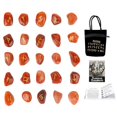 thumbnail image 1 of 25Pcs/set Natural Wooden Rune Stone Irregular Divination Fortune-telling Healing Meditation Engraved Energy Stone GiftRose QuartzUnited States He Qiyong unisex, 1 of 1