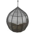 thumbnail image 5 of Modway Garner Teardrop Outdoor Patio Swing Chair without Stand in Gray/Mocha, 5 of 5