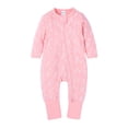 thumbnail image 1 of Body De Bebé Canastilla Onesies Para Niños Pequeños Recién Nacidos Niños De Manga Larga Mameluco De Dibujos Animados Mono Ropa Trajes Rosa Odeerbi LM103-1534, 1 of 3