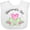AA-White, variant on Inktastic Glamma's Girl- Heart Flowers Girls Baby Bib