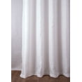 thumbnail image 5 of Olivia Gray Tropez Two Tone Jacquard Single Grommet Curtain Panel Pair - 54x84", Sage, 5 of 30