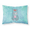 Rhinoceros Watercolor Fabric Standard Pillowcase-30 x 20.5-