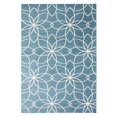 thumbnail image 1 of Aqua Terali Turquoise Polyester Rug 3'0" x 5'0", 1 of 7