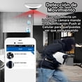 thumbnail image 3 of Camara Wifi Oculta tipo Detector de Humo Panorámica 360º Full HD 1080p App V380pro CCTV Humo Zinker Camara Tipo Detector de Humo, 3 of 8