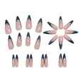 thumbnail image 4 of Uñas postizas BABALAL largas azul ojo de gato, set de 24 piezas, 4 of 8