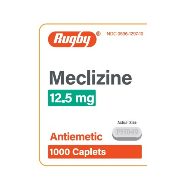 Meclizine 12.5mg (rx) Tablets