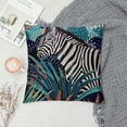 thumbnail image 2 of ONETECH Zebra Jungle Decorative Throw Pillow Cover Luxury Accent Neutral Textured Art Animal Rainforest Cushion Pillow Case Living Room Couch Bed Sofa, 2 of 5
