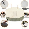 thumbnail image 3 of Cubierta para fogón Dalema redonda 91 cm x 61 cm impermeable beige, 3 of 9