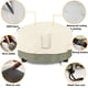 thumbnail image 3 of Funda redonda para brasero Dalema de 122 cm x 61 cm, impermeable, beige, 3 of 9