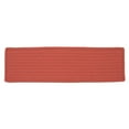 thumbnail image 2 of Colonial Mills 1.1' x 1.4' Terracotta Red Solid Braided Reversible Area Throw Rug Sample, 2 of 5