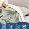 thumbnail image 4 of Yayeee Throw Blanket for Couch Soft Warm 50" x 60" Sofa Chair Bed Decoration, Green Mountain Pattern, 4 of 7