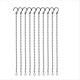thumbnail image 1 of 10 para Plantas de 19,7 Pulgadas para Cestas Colgantes, Colgantes Negras con Gancho en Forma de S y Clip para Jardineras, Comederos para Pájaros, 1 of 5