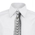 thumbnail image 2 of Tribal Necktie, Boho Arrows, Dress Tie, 3.7", Black White, by Ambesonne, 2 of 3