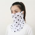 thumbnail image 4 of Women Men Scarf Mask Bandana with Ear Loops Sun Protection Outdoors Face Mask, 4 of 4