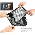 thumbnail image 4 of Car Back Rear Trunk Storage Net Seat Elastic String Net Magic Sticker Mesh Storage Bag Interior Storage Network, 4 of 5