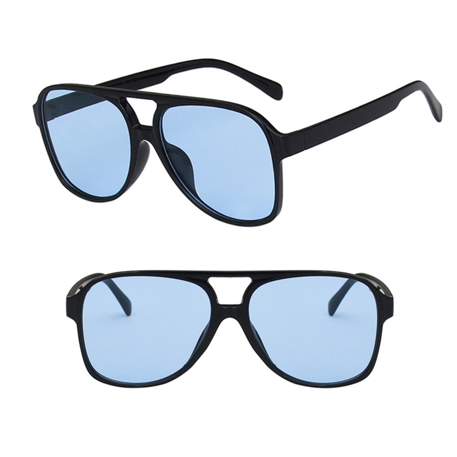 Women\'s Classic Round Retro Vintage Shades Large Plastic Frame (Grey) Glide - Round Thick Frame Retro Circle Sunglass - Cramilo  main image 2
