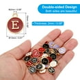 thumbnail image 2 of Uxcell Letter Charm E, 60Pcs Double Sided Alphabet Initial Charm Pendants Beads Red, 2 of 6
