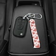 thumbnail image 3 of FOR U DESIGNS Lightweight Wristlet Keychain for Women Cute Wristlet Lanyard Keychain Red Bow Heart Hand Wrist Lanyard Keyring with Metal Clasp, Valentine's Day, 3 of 6