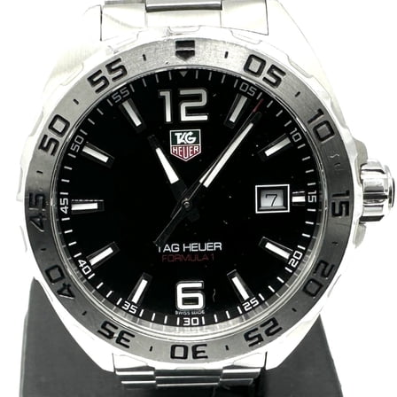 Pre-Owned TAG HEUER Formula 1 WAZ1112.BA0875 Quartz Stainless Steel Black Men's Watch (Good)