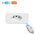 thumbnail image 4 of WiFi Soporte inteligente Control de voz Cuenta regresiva Power Outlet 16A Sala de estar Electrodomésticos Controlador Dispositivos electrónicos Brasil Enchufe Eigraketly HA010979-00B, 4 of 6