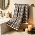 thumbnail image 5 of 2 Pack Christmas Kitchen Towels, Deer Christmas Hand Towels, Soft Absorbent Holiday Dish Towels for Bathroom Kitchen Decor, Xmas Gift, 15.7 x 23.6 inch, 5 of 6
