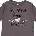 thumbnail image 4 of Inktastic My Great Aunt Loves Me- Heart Boys or Girls Long Sleeve Toddler T-Shirt, 4 of 5