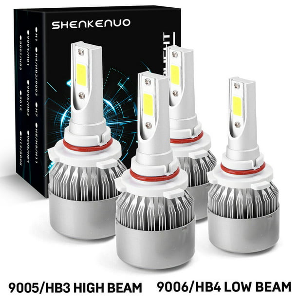 For Nissan 2012 2013 2014 2015 Led Headlight Bulbs 9005 High&Low Beam White 4pcs -