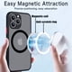 thumbnail image 3 of Pieles Magnéticas Mate Transparente Suave TPU Borde De Plástico Duro Para iPhone 14 11 13 12 Pro max Funda De Silicona, 3 of 4