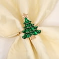 thumbnail image 6 of dajkiuy Christmas Tree Napkin Rings, Metal Napkin Holder Rings for Xmas Holiday Party Dinner Wedding Table Decoration, 6 of 6