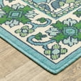 thumbnail image 3 of Oriental Weavers Meridian 2808G - Machine Woven Area Rug - 8'6" x 13' - in Blue/ Green - Traditional Style Patio, Deck, Porch, Mud Room Rug, 3 of 9