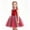 Red, variant on Toddler Girls Sparkly Sequin Rainbow Tulle Dress Soft Cotton Lining Flower Waist Princess Gown for Special Occasion Photoshoot Halloween