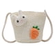 thumbnail image 1 of Girl Crossbody Pouch Lovely Small Crossbody Bag Outdoor Kids Straw Woven Bag, 1 of 4