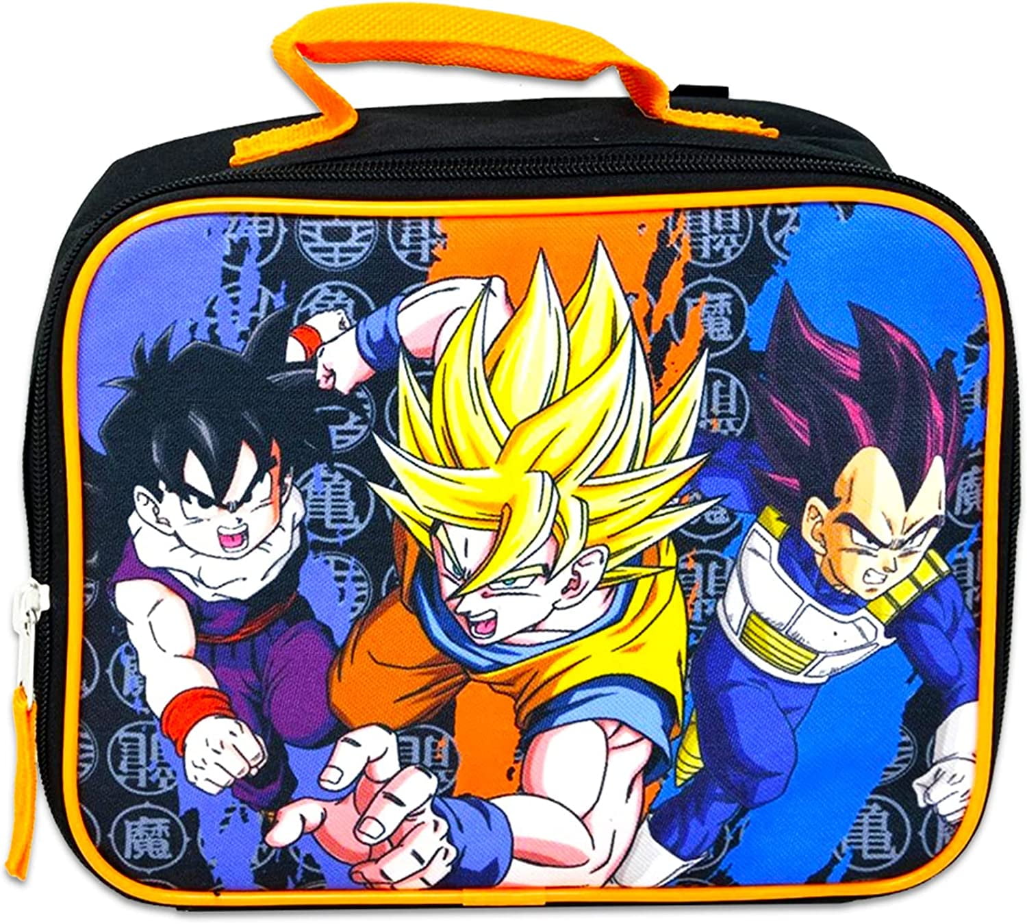 Dragon Ball Z Anime Goku Gohan School Backpack Insulated Lunch Bag