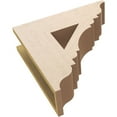 thumbnail image 6 of Ekena Millwork 5 1/2"W x 20"D x 20"H Olympic Traditional Rough Cedar Woodgrain TimberThane Bracket, Primed Tan, 6 of 6