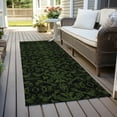 thumbnail image 6 of Addison Rugs Chantille Indoor/Outdoor Transitional Medallions Olive Washable Runner Rug, 2'3" x 7'6", 6 of 6