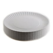 [100 PACK] White Disposable Paper Plates 6 Inch by EcoQuality - Perfect for Parties, BBQ, Catering, Office, Event's, Pizza, Restaurants, Recyclable, Compostable and Microwave Safe