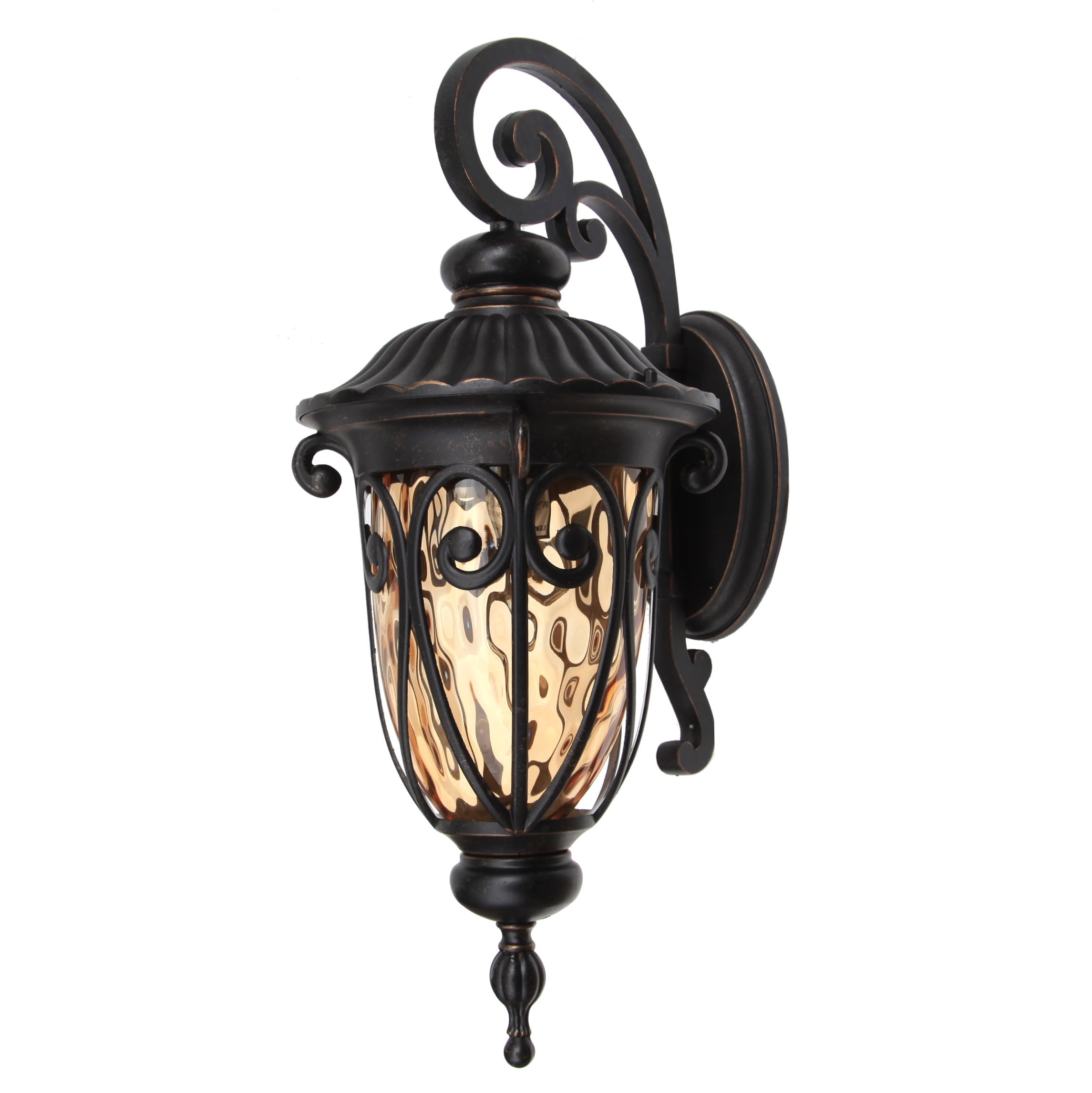 Hailee 1 Light Exterior Lighting in Oil Rubbed Bronze - Walmart.com