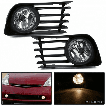 Bumper Fog Lights W/Switch   Wiring Kit Fit for Toyota Prius 2004-2009 Fog Lamps